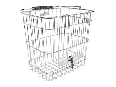 Electra Basket Electra Stainless Wire Pannier Polished Sil Produktbild 1