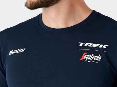 Santini Oberteil Santini Trek-Segafredo T-Shirt M Dark Blu Produktbild 2
