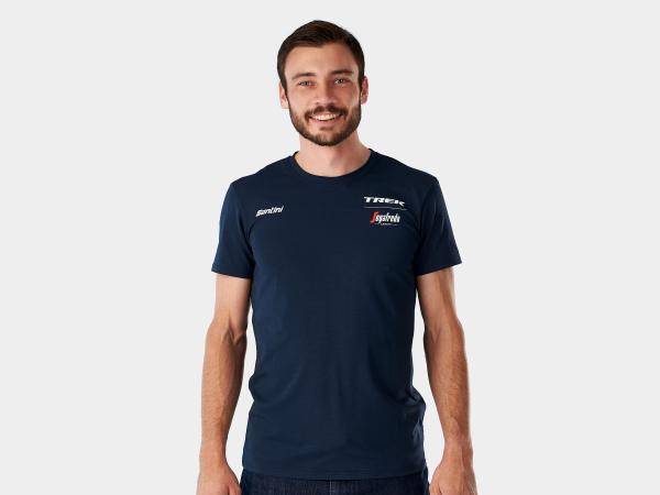 Santini Oberteil Santini Trek-Segafredo T-Shirt L Dark Blu
