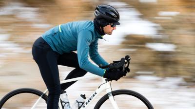 Bontrager Glove Bontrager Velocis Winter Medium Radioactive Produktbild 4