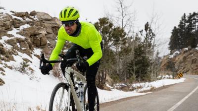 Bontrager Glove Bontrager Velocis Winter Medium Radioactive Produktbild 6