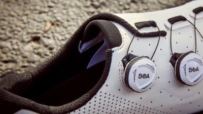 Bontrager Schuh Bontrager XXX Road 46 White/Navy Produktbild 10