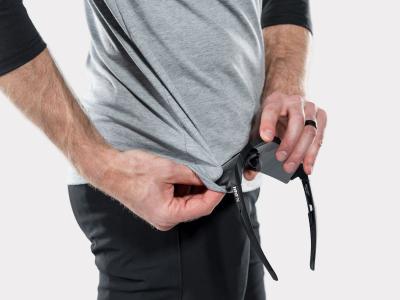 Unbekannt Jersey 100% 3/4 Sleeve Tech Tee Small Dark Grey/Bl Produktbild 3