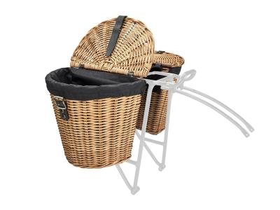 Electra Basket Electra Rattan Panniers w/Liner Natural Rea Produktbild 1