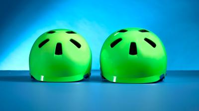 Bontrager Helm Bontrager Jet WaveCel Youth Vis Green/Royal C Produktbild 10