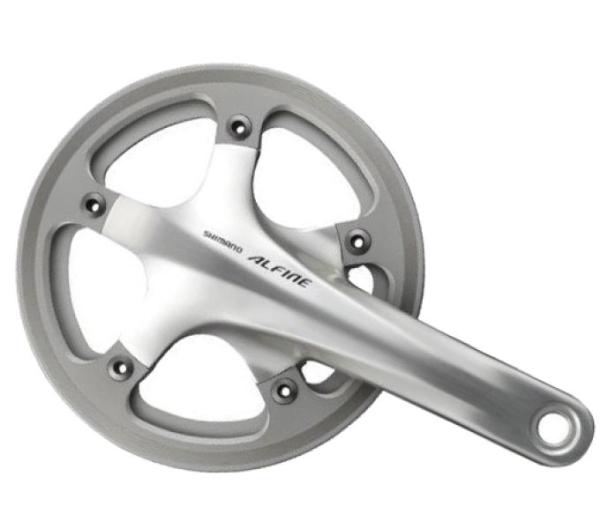 SHIMANO Kurbelgarnitur ALFINE FC-S501 39 Z&auml;hne silber