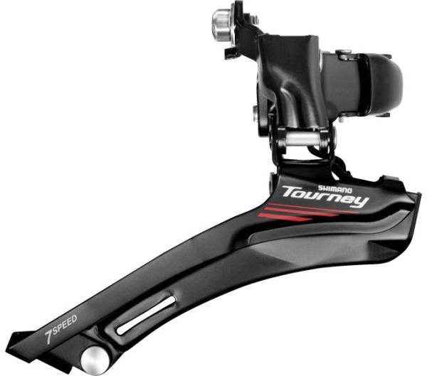 SHIMANO Umwerfer TOURNEY FD-A070 2x7-fach Schelle 34,9 mm, mit Adapter 31,8/28,6 mm