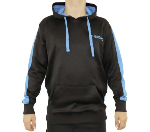 SHIMANO SHIMANO WORKSHOP HOODIE BLACK, XL 50% PES/50% COTTON