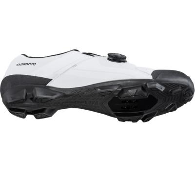 SHIMANO SHIMANO Fahrradschuhe XC300 Herren/Damen MTB SPD Gr&ouml;&szlig;e 43 breit Wei&szlig; Produktbild 3