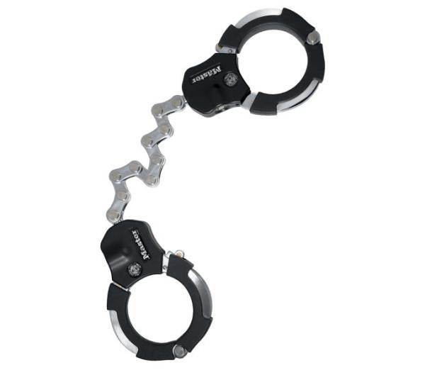 Master Lock Handschellenschloss Street Cuff 8290 Schwarz Weite B&uuml;gel: 76 mm Schl&uuml;ssel