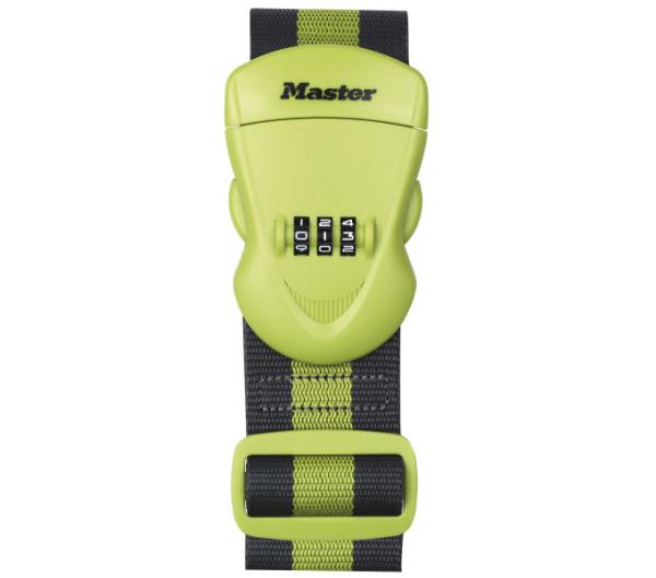 Master Lock Gep&auml;ckgurt mit Zahlenschloss Gr&uuml;n 950 - 2000 mm