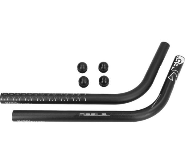 PRO Ausleger Missile AL J-Bend Schwarz 360 mm