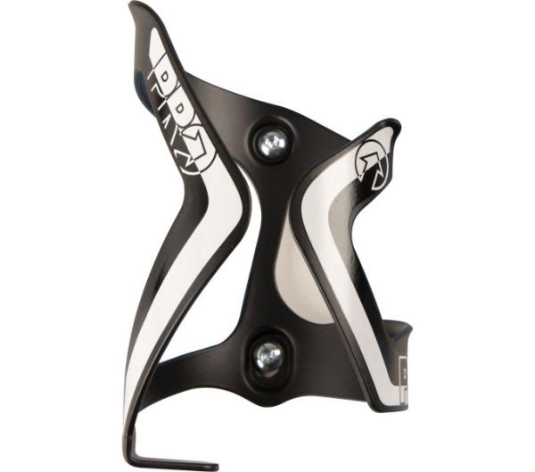 PRO Flaschenhalter Aluminium Seite Schwarz/Wei&szlig; Einschub rechts