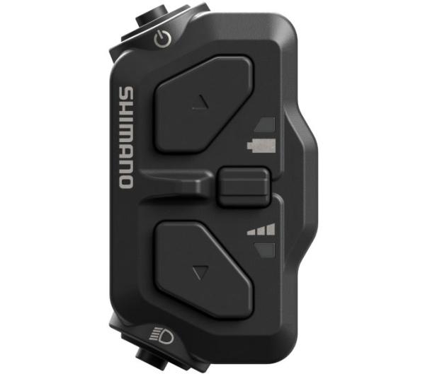 SHIMANO Schalter SHIMANO E-BIKE SYSTEMS S-WEN600-L Schelle 35,0 mm mit 31,8 mm Adapter