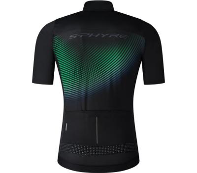 SHIMANO S-PHYRE Short Sleeves Wind Jacket Black/Grey 3XL Produktbild 1