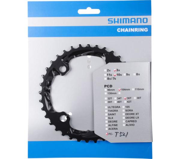 SHIMANO Kettenblatt FC-T521 36 Z&auml;hne