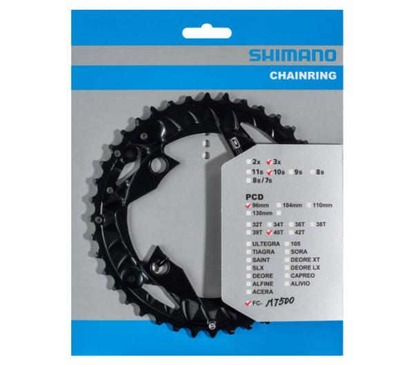 SHIMANO Kettenblatt FC-MT500 40 Z&auml;hne